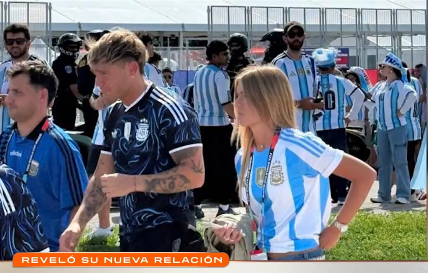 Ian y Renata estuvieron en el partido debut de la Selección Argentina en el Mundial 2026 (Captura de video)
