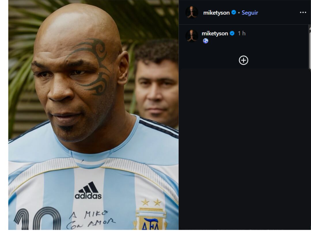 El posteo de Mike Tyson