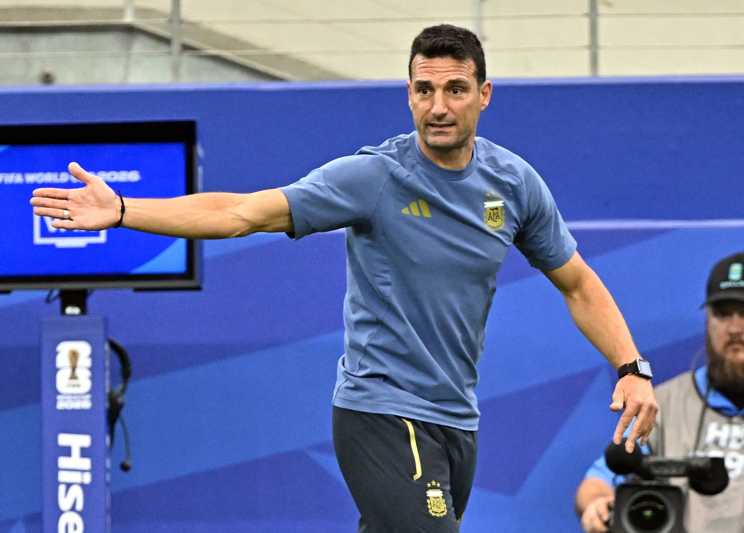 Scaloni hablará en conferencia de prensa (IMAGN IMAGES via Reuters/Maria Lysaker)