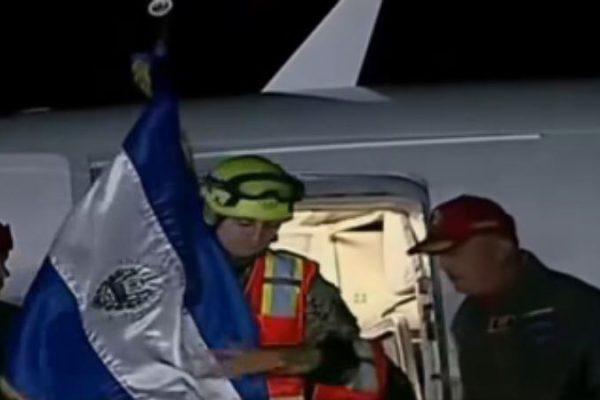 Llega a Venezuela el contingente de ayuda humanitaria enviado por El Salvador