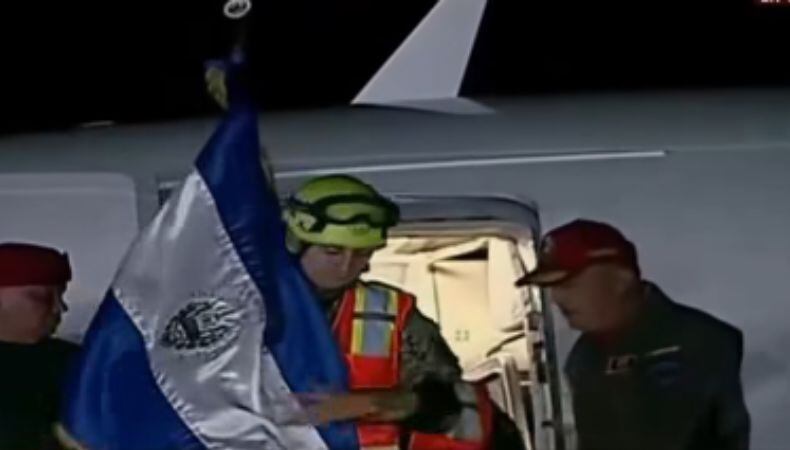 Llega a Venezuela el contingente de ayuda humanitaria enviado por El Salvador