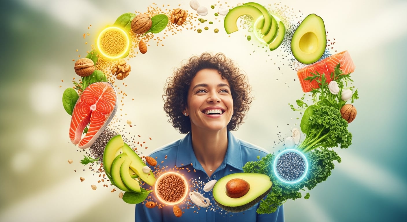 Los omega-3 se vinculan con la salud del cerebro, el corazón, la función cognitiva y el control de la inflamación, la presión arterial y los triglicéridos (Imagen Ilustrativa Infobae)