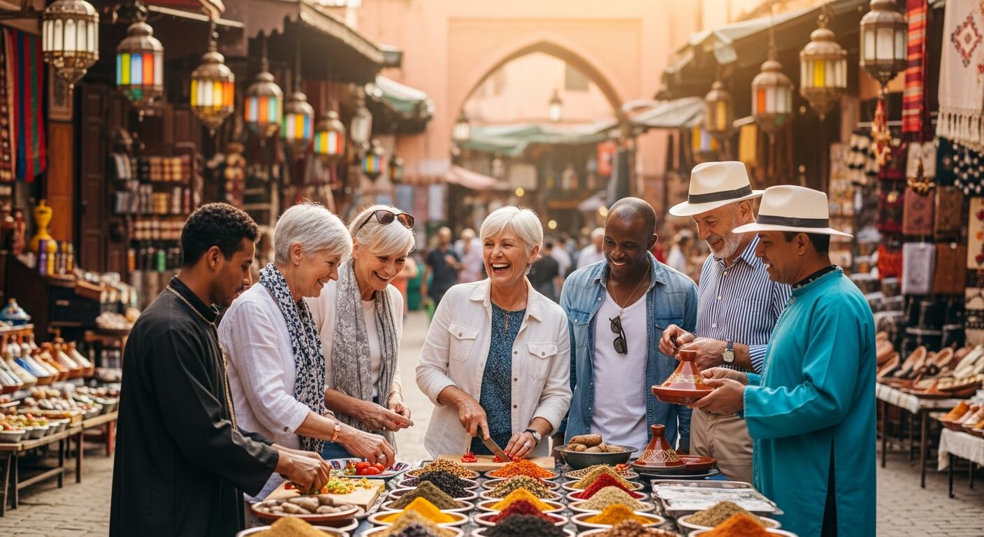 Marrakech construye un lenguaje visual basado en mosaicos, color y una sensación de intemporalidad. (Imagen Ilustrativa Infobae)