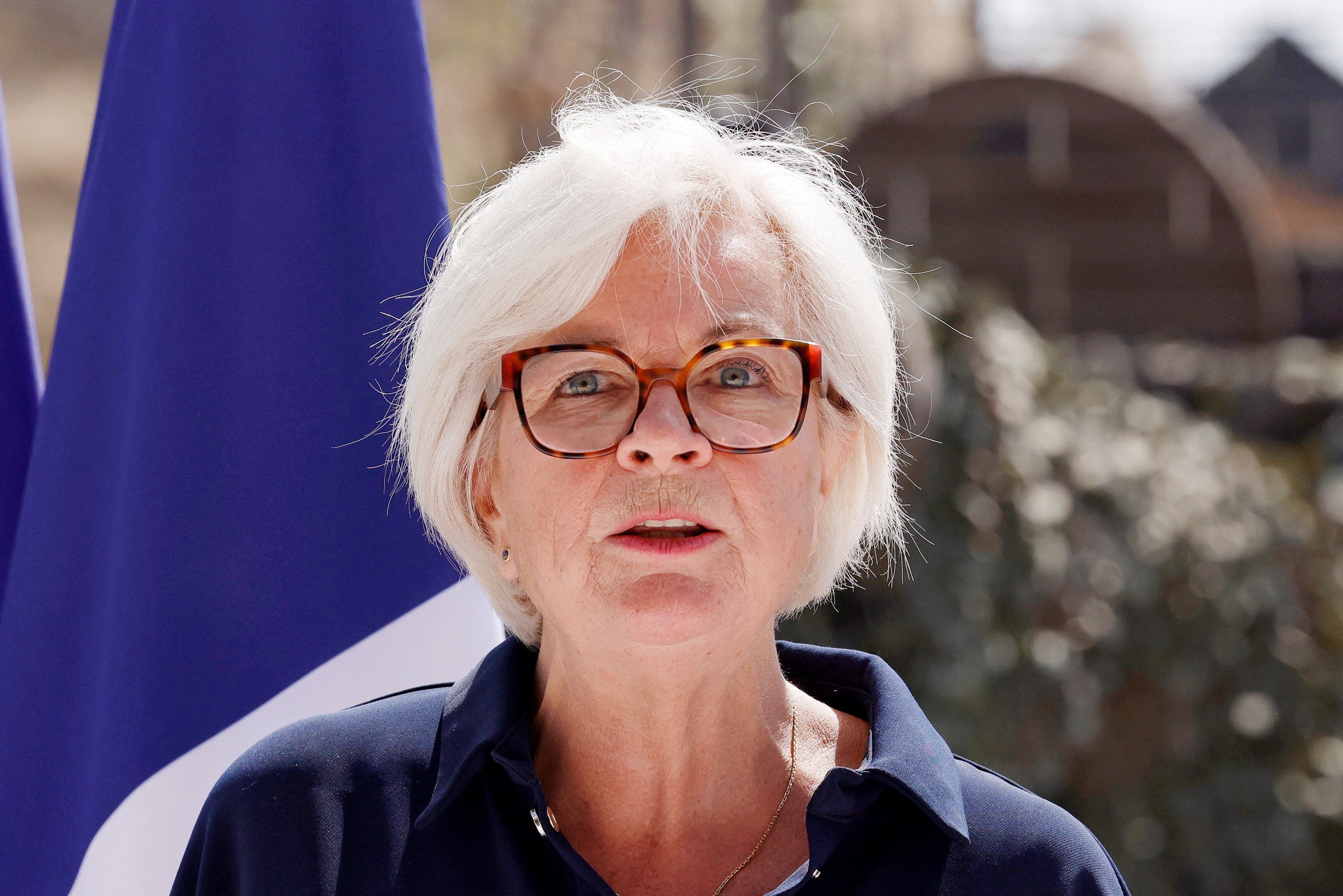 La ministra de Defensa francesa, Catherine Vautrin (REUTERS/Alice Sacco)