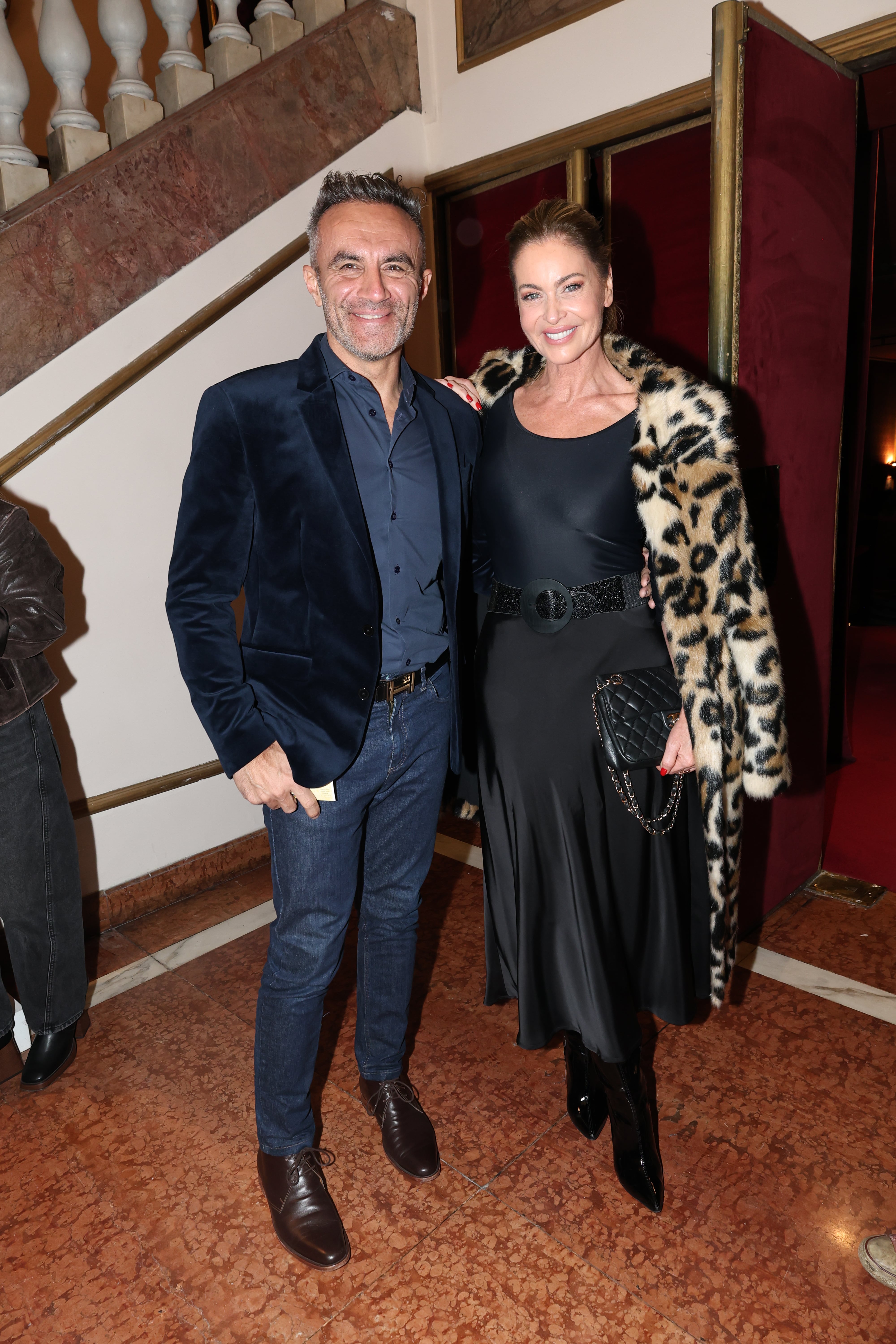 Karina Mazzocco junto a su esposo Omar El Bacha 