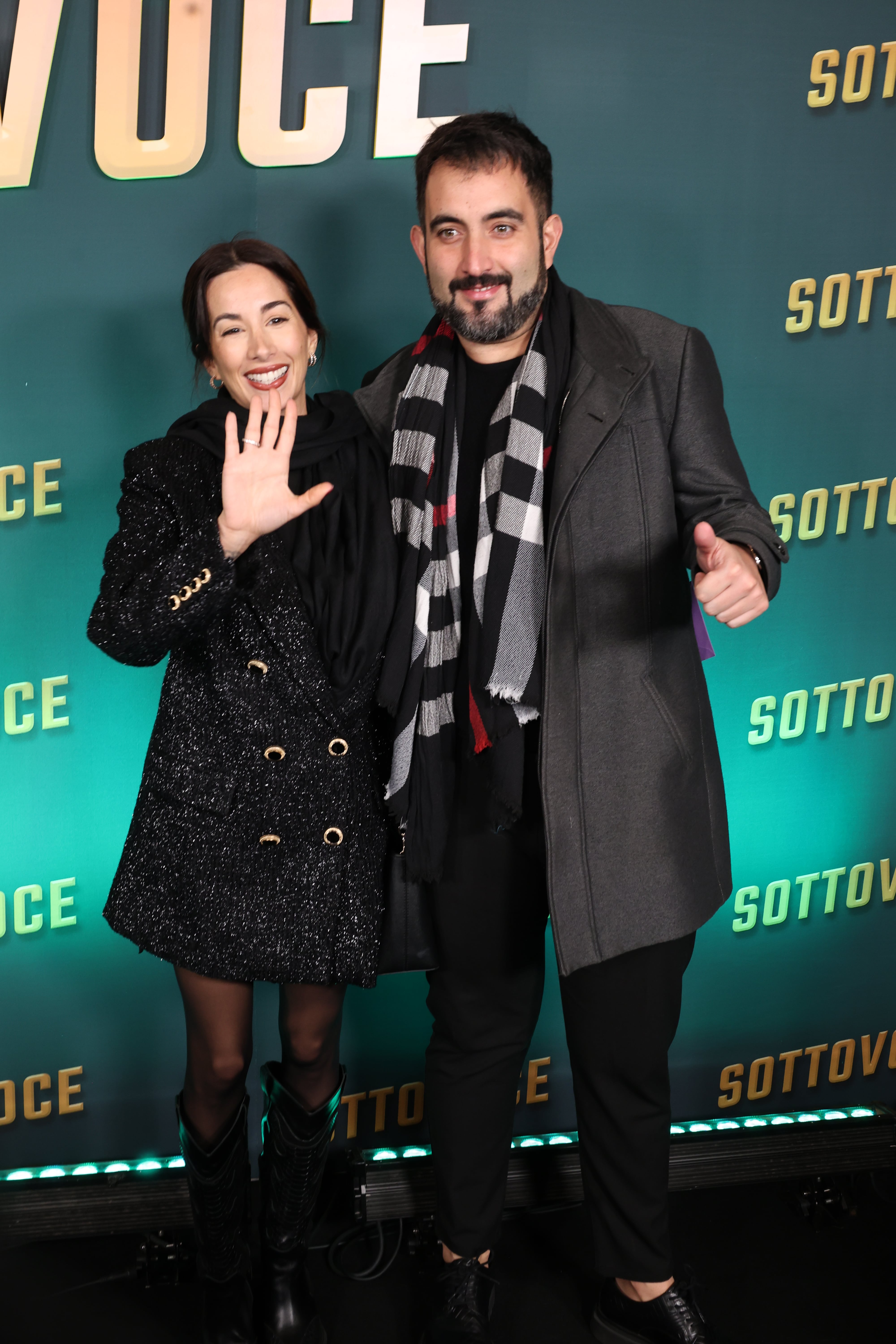 Estefi Berardi junto Félix Orsatti, empresario marplatense