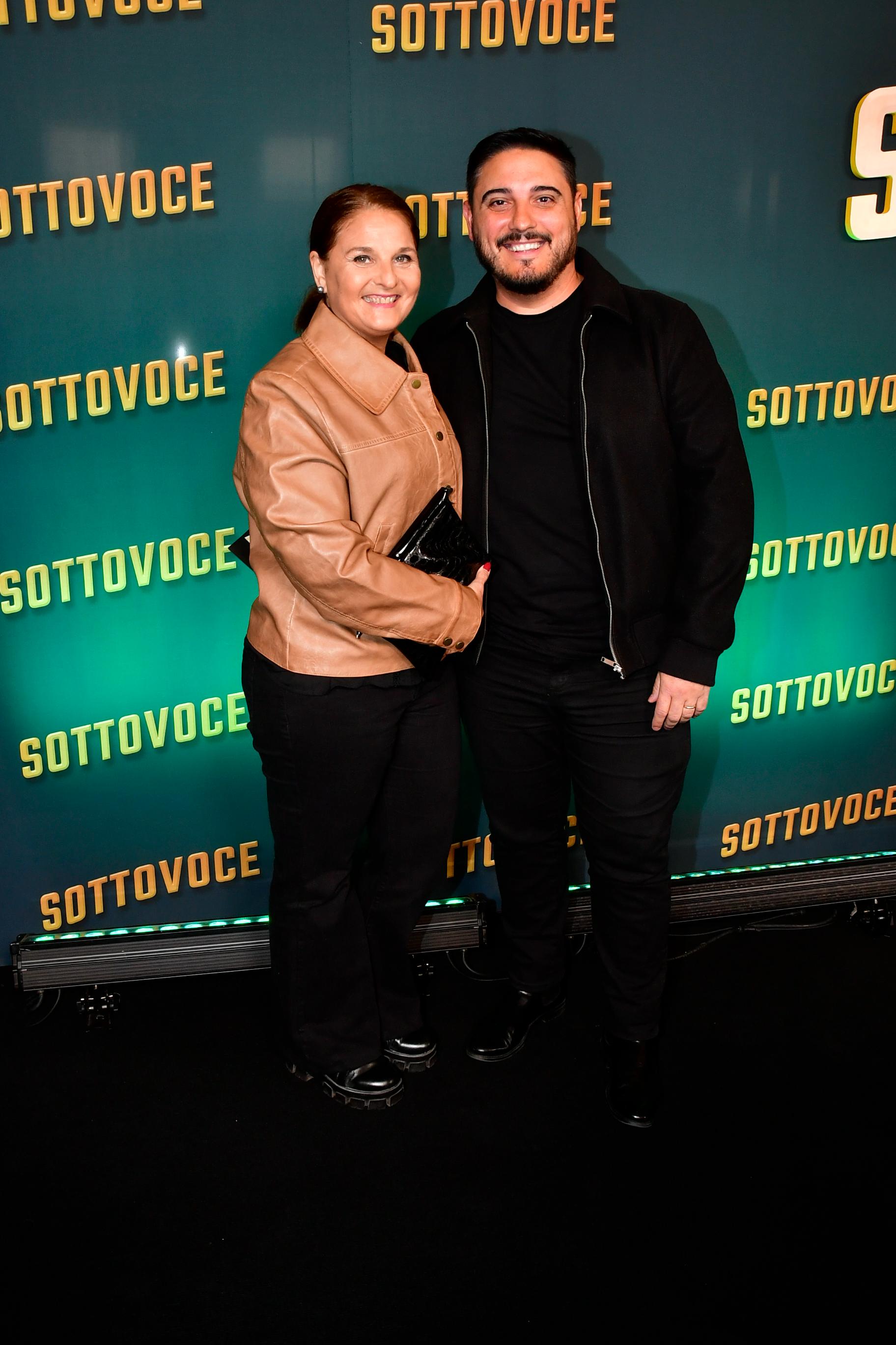 Hernán Lirio junto con su hermana Silvana Lirio
