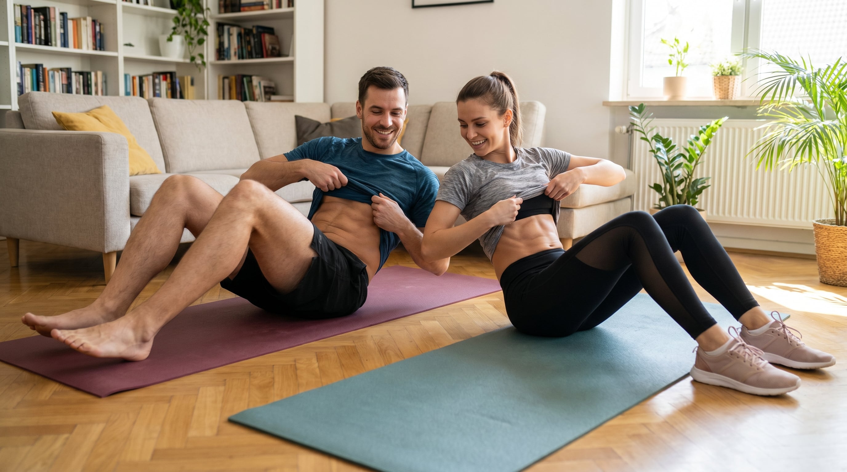 Alcanzar un abdomen en V marcado y fuerte sin equipo es posible con una selección específica de ejercicios, según GQ (Imagen Ilustrativa Infobae)