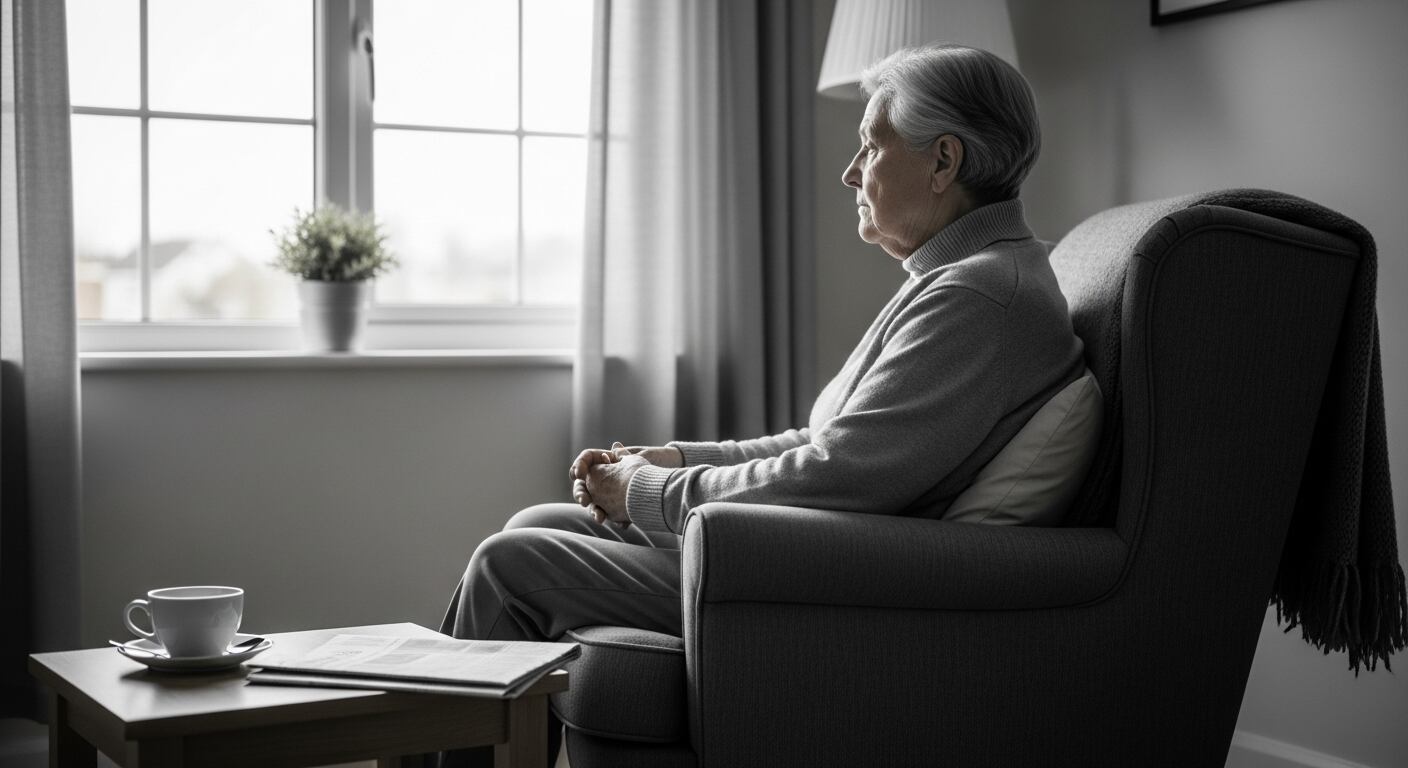 La soledad crónica en adultos mayores actúa como un estrés biológico sostenido, afecta la salud cerebral y acelera el deterioro cognitivo (Imagen Ilustrativa Infobae)