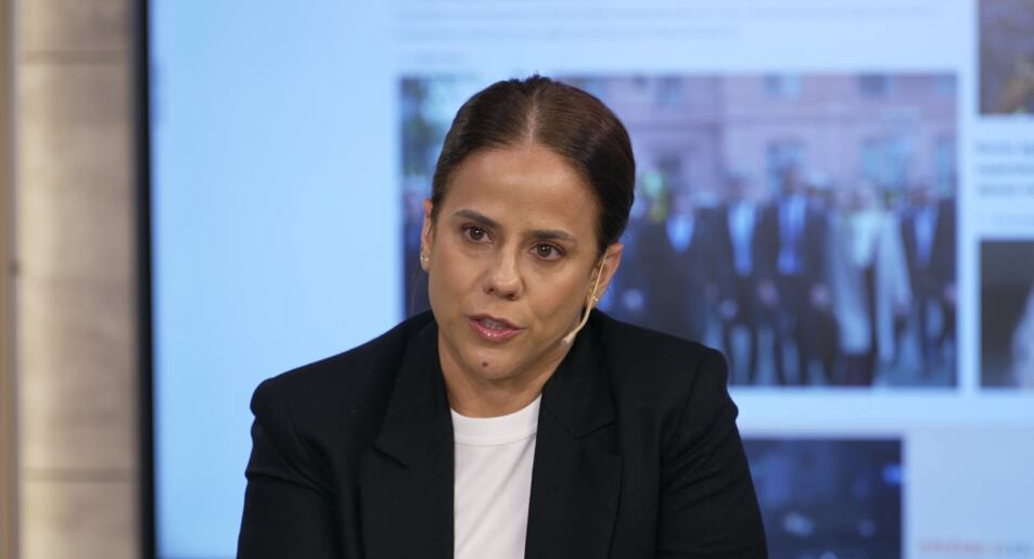 María Emilia Sesin advirtió que la violencia digital incluye amenazas por redes sociales, WhatsApp y la difusión no consentida de imágenes (Infobae en Vivo)
