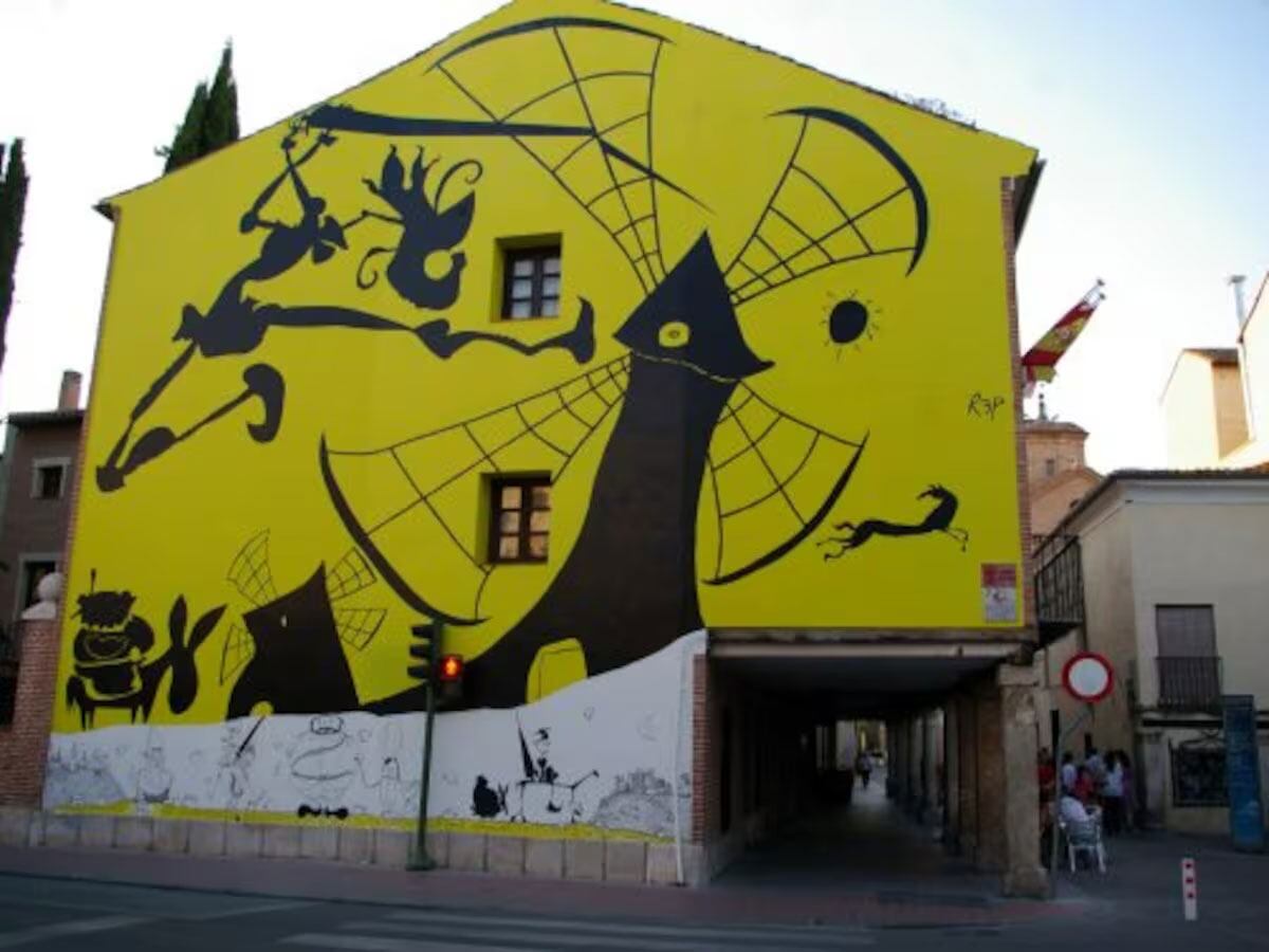 Más de 170 artistas e intelectuales piden que se restituya el ‘Mural del Hermanamiento’ que Rep dibujó en Alcalá de Henares