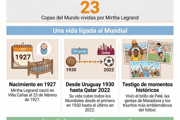 Mirtha Legrand eligió su mejor recuerdo de la historia de los mundiales: “Yo los vi todos”