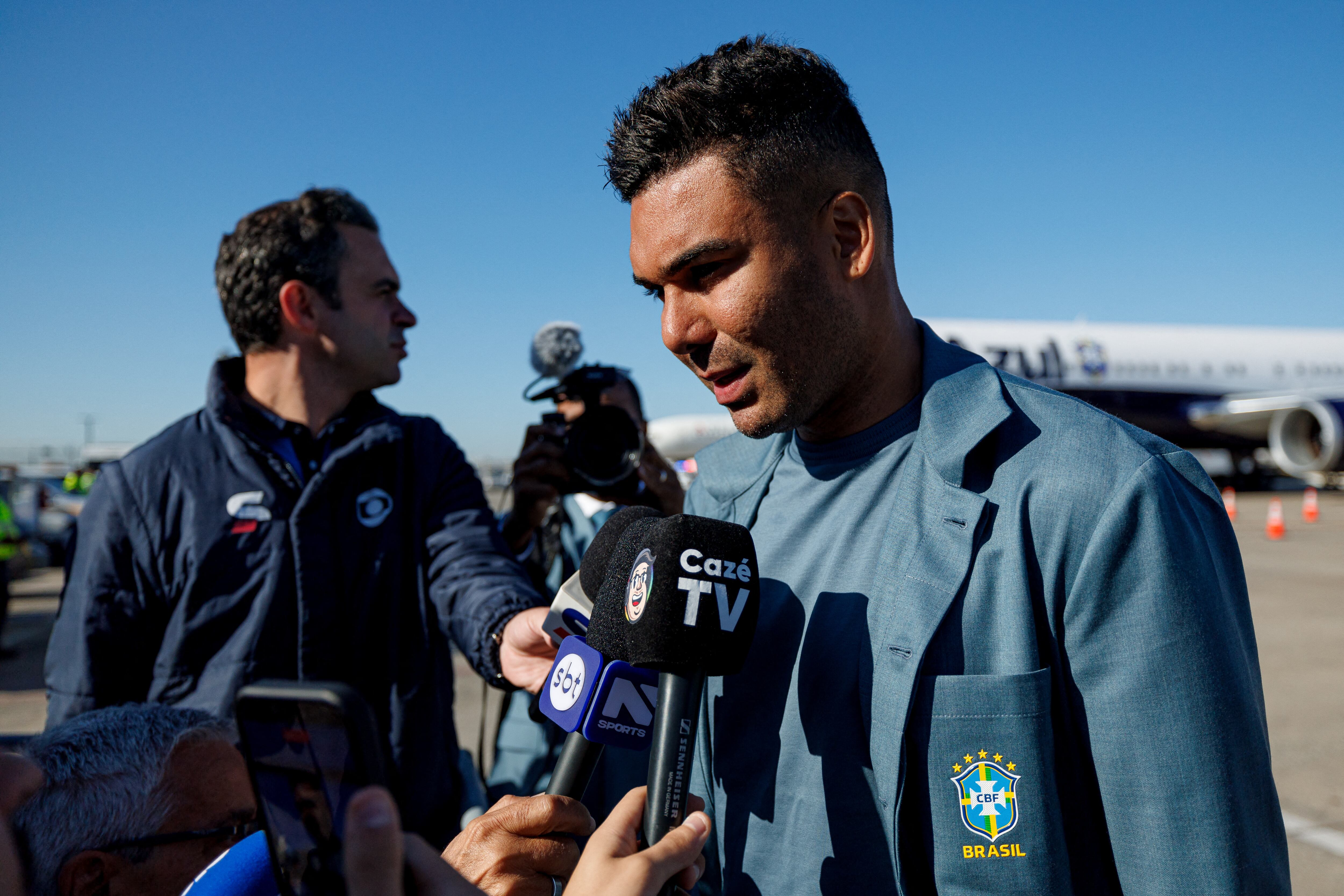 Casemiro habló ante la prensa (Foto: Reuters: Caean Couto-Imagn Images)