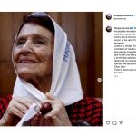 Nancy Dupláa se acercó a despedir a Taty Almeida, la titular de Madres de Plaza de Mayo Línea Fundadora