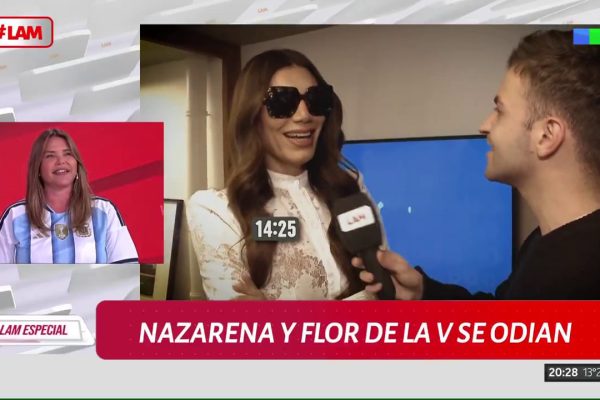 Nazarena Vélez explicó por qué evitó cruzarse con Flor de la V: “Le cree a todas las mujeres menos a mi hija”