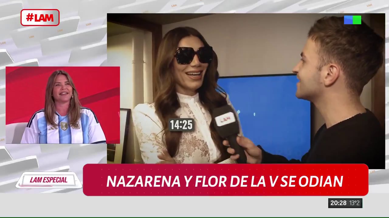 Nazarena Vélez explicó por qué evitó cruzarse con Flor de la V: “Le cree a todas las mujeres menos a mi hija”