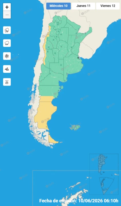 Neblinas y probables lluvias aisladas: el tiempo para el AMBA y el resto del país