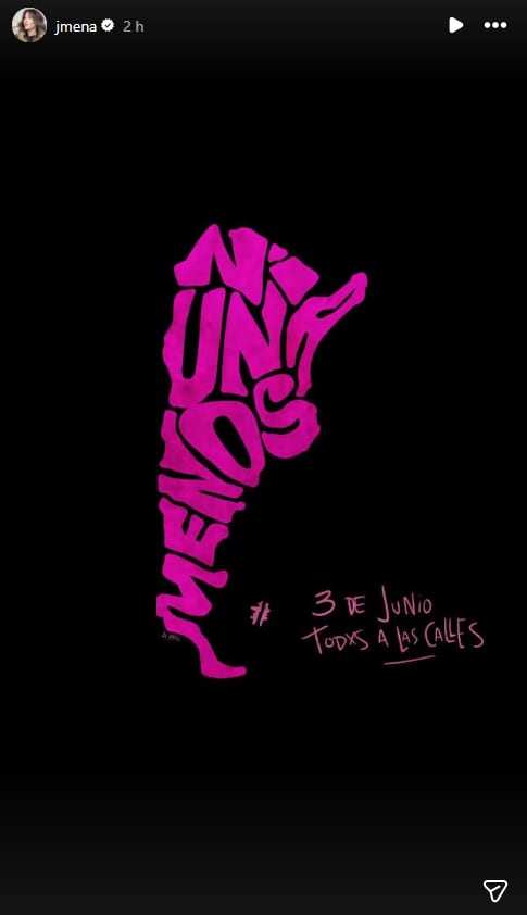 Jimena Barón llamó a la movilización