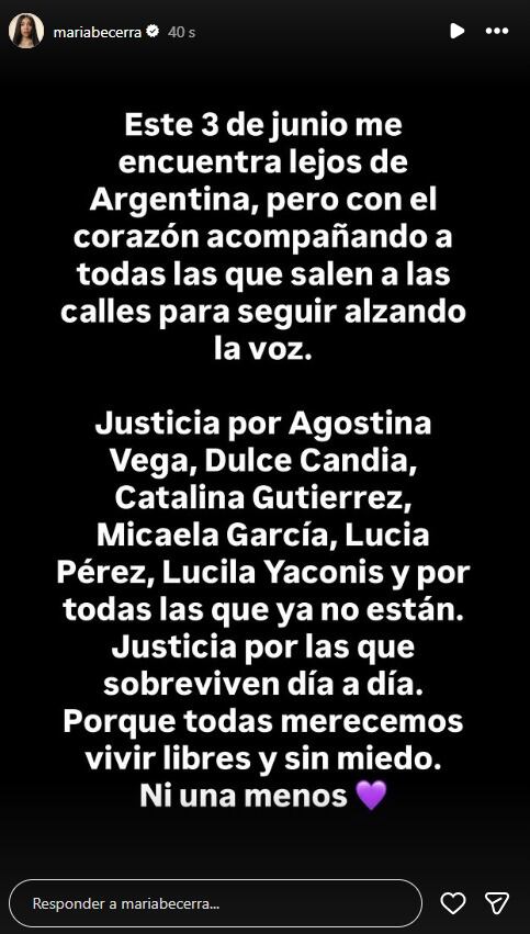 Ni una menos: los comprometidos mensajes de las famosas en contra de la violencia hacia las mujeres