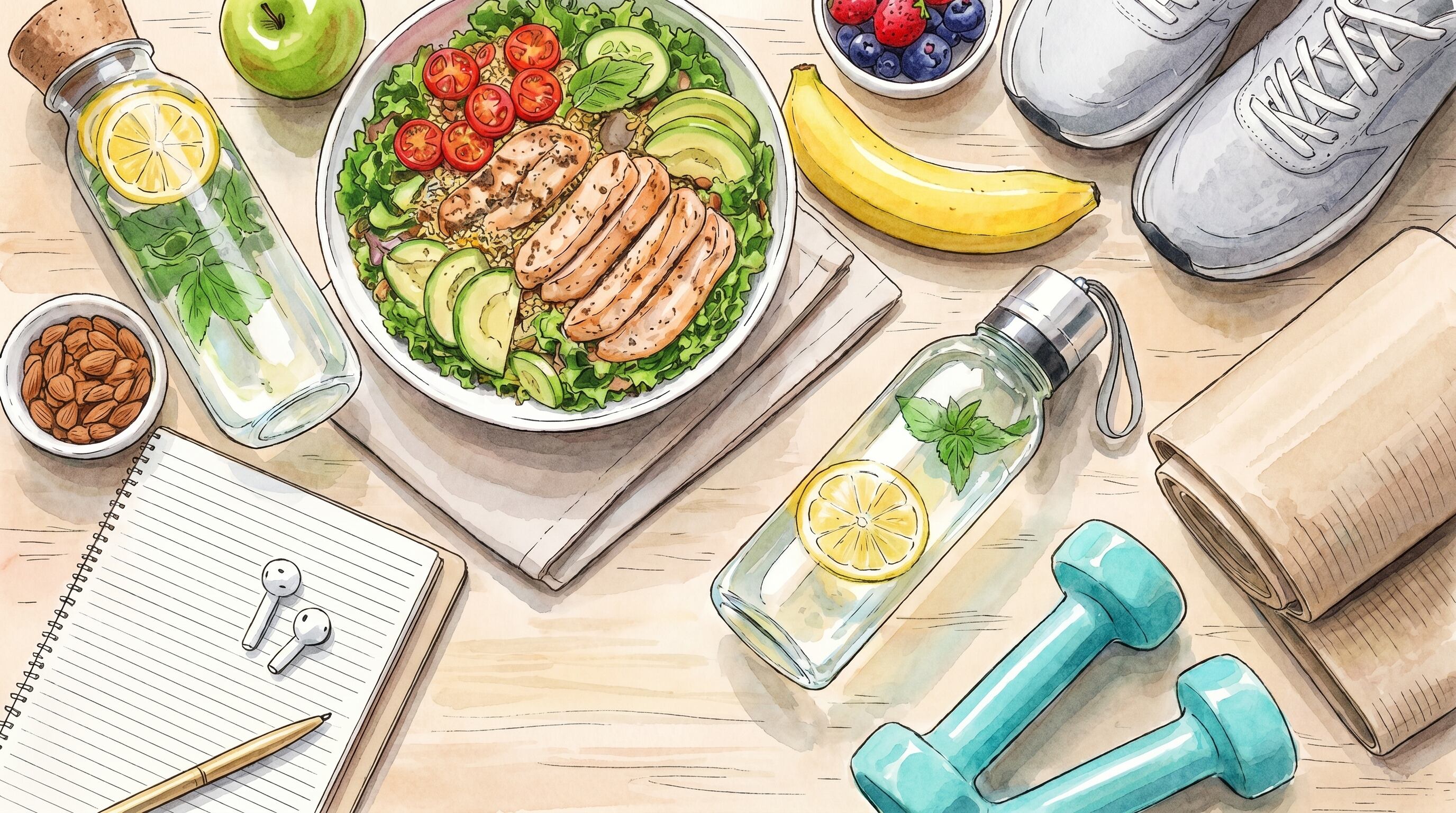 La pérdida de peso sostenible se construye con cambios graduales y permanentes en la alimentación y la actividad física. (Imagen Ilustrativa Infobae)