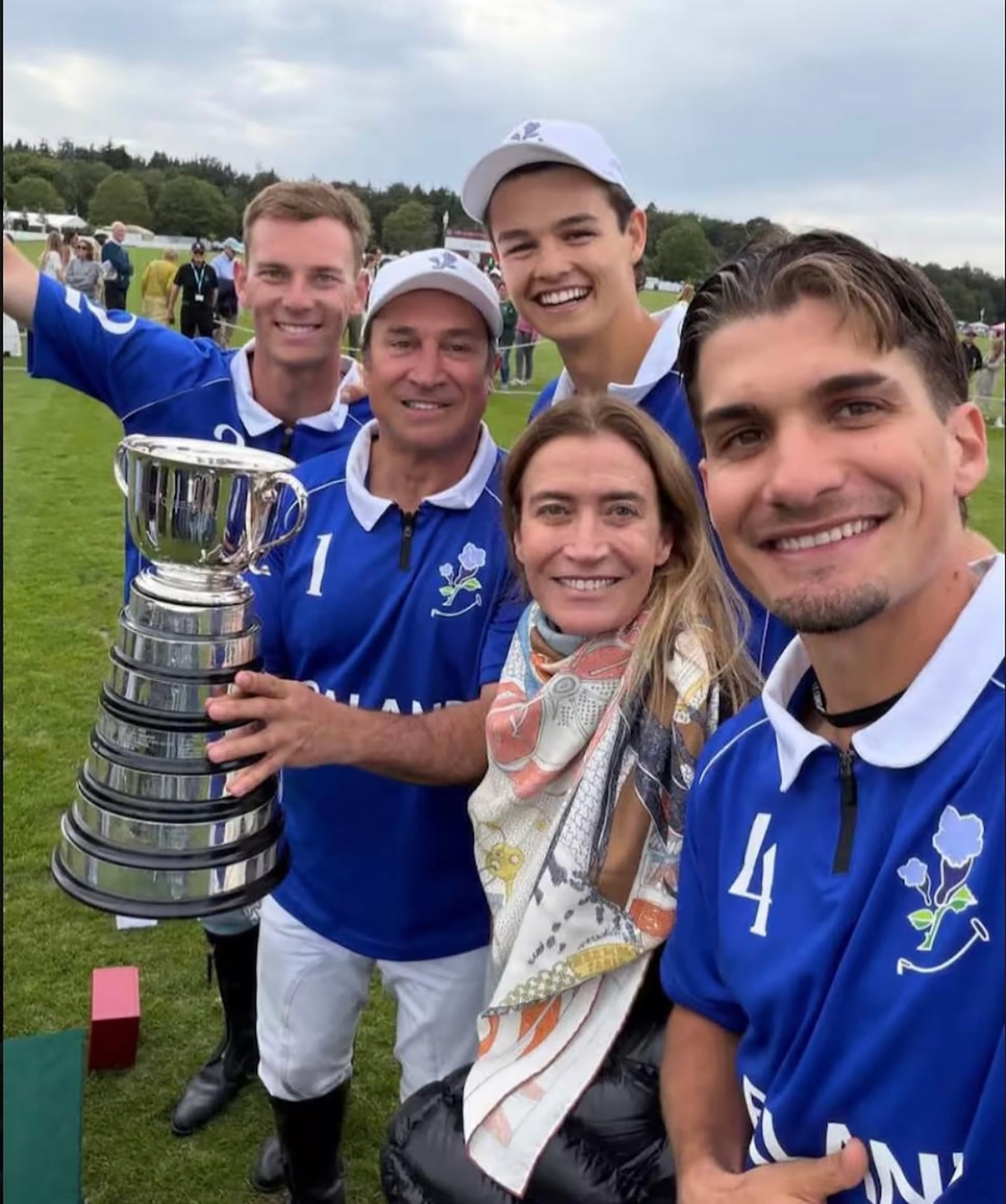 La selfie de los campeones