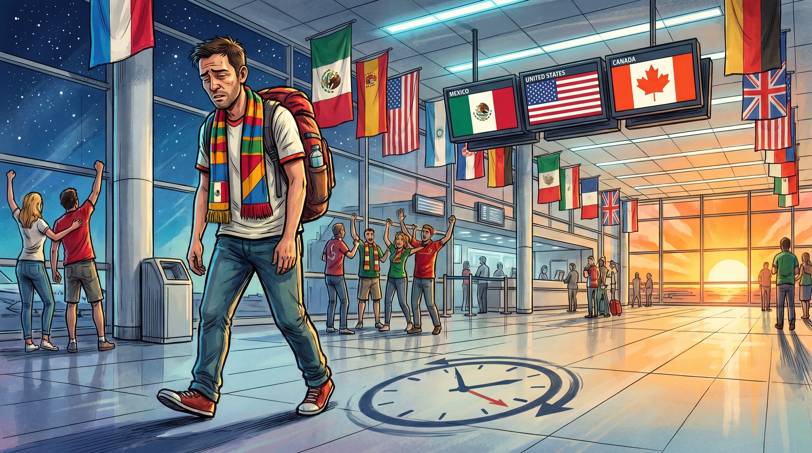 El jet lag surge cuando el reloj biológico interno queda desfasado del horario local tras cruzar tres o más husos horarios en viajes largos (Imagen Ilustrativa Infobae)