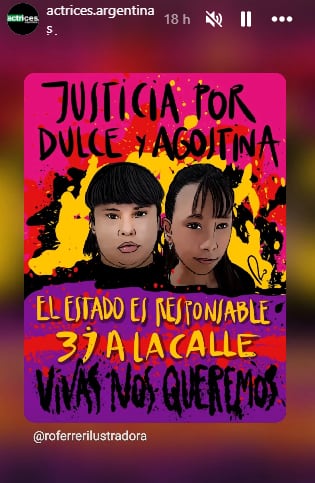 Premios Sur: el emotivo minuto de silencio que pidió Dolores Fonzi en homenaje a Agostina Vega