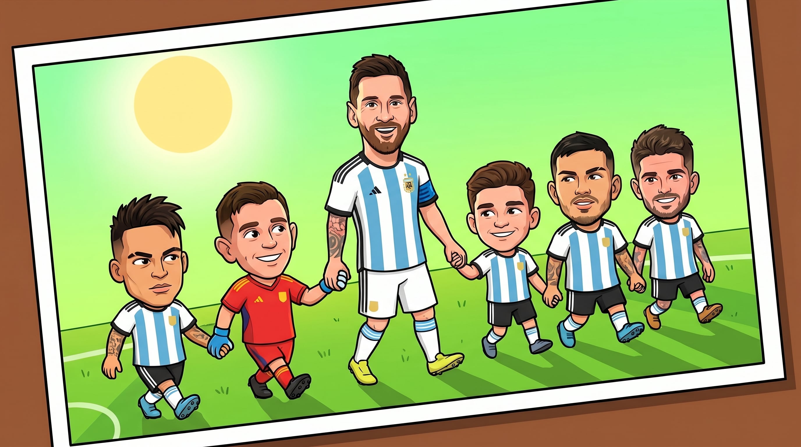 Lionel Messi debutó en el Mundial de Alemania 2006 a los 18 años. Sus compañeros de la Selección no habían debutado como profesionales en aquel tiempo (Infobae - VisualesIA ScribNews)