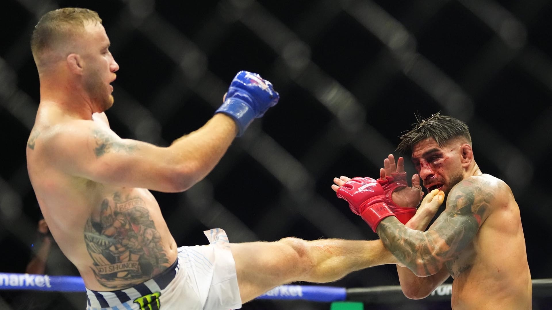 Las imágenes del georgiano-español después de caer ante Justin Gaethje en la Casa Blanca dispararon la preocupación por su visión