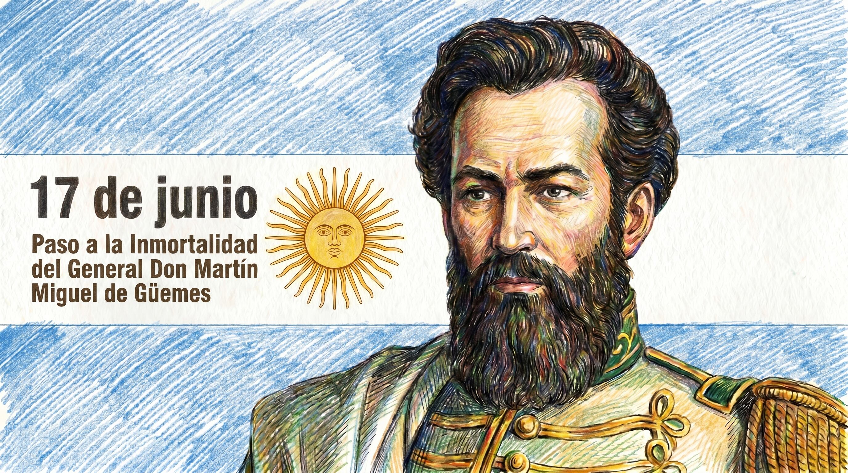 El Paso a la Inmortalidad del General Don Martín Miguel de Güemes fue incorporado a los feriados nacionales en 2016 (Imagen Ilustrativa Infobae)