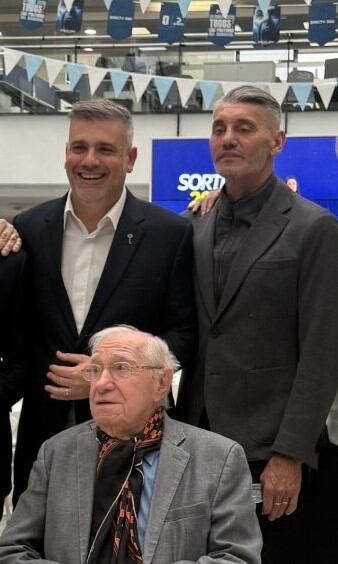 Gustavo Kuffner, Sergio Goycochea y Enrique Macaya Márquez