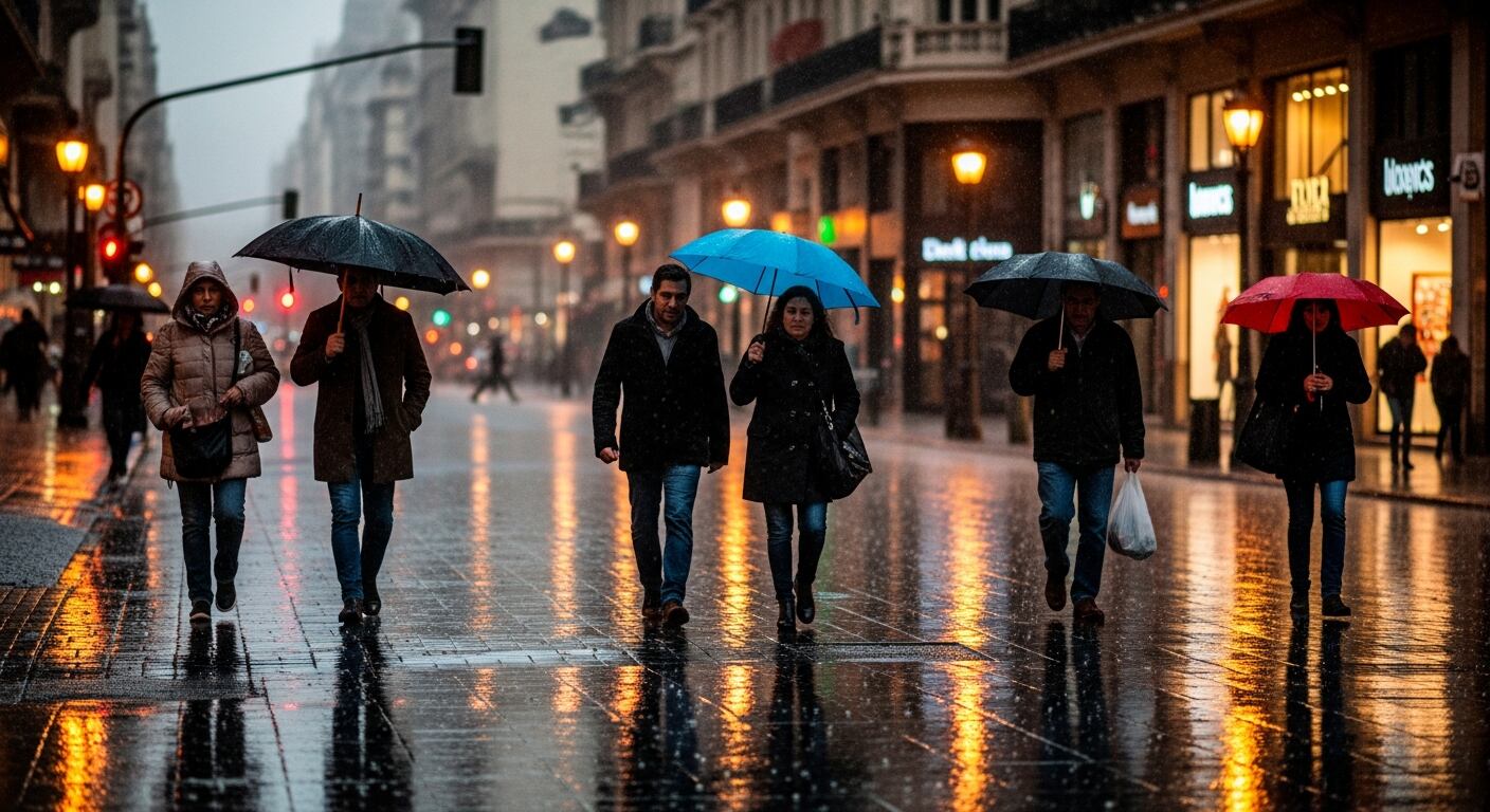 El sábado por la noche se esperan lluvias en el AMBA, mientras que el domingo el clima mostará mejoras (Imagen Ilustrativa Infobae)