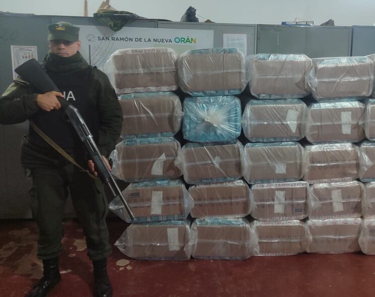 La mercadería secuestrada fue trasladada a la Sección “28 de Julio” para su conteo y pesaje