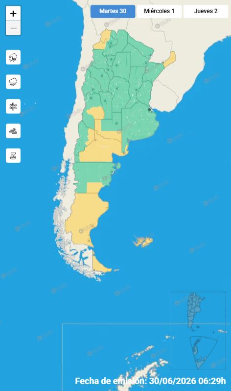 Semana fría en el AMBA: qué dice el pronóstico del tiempo para los próximos días