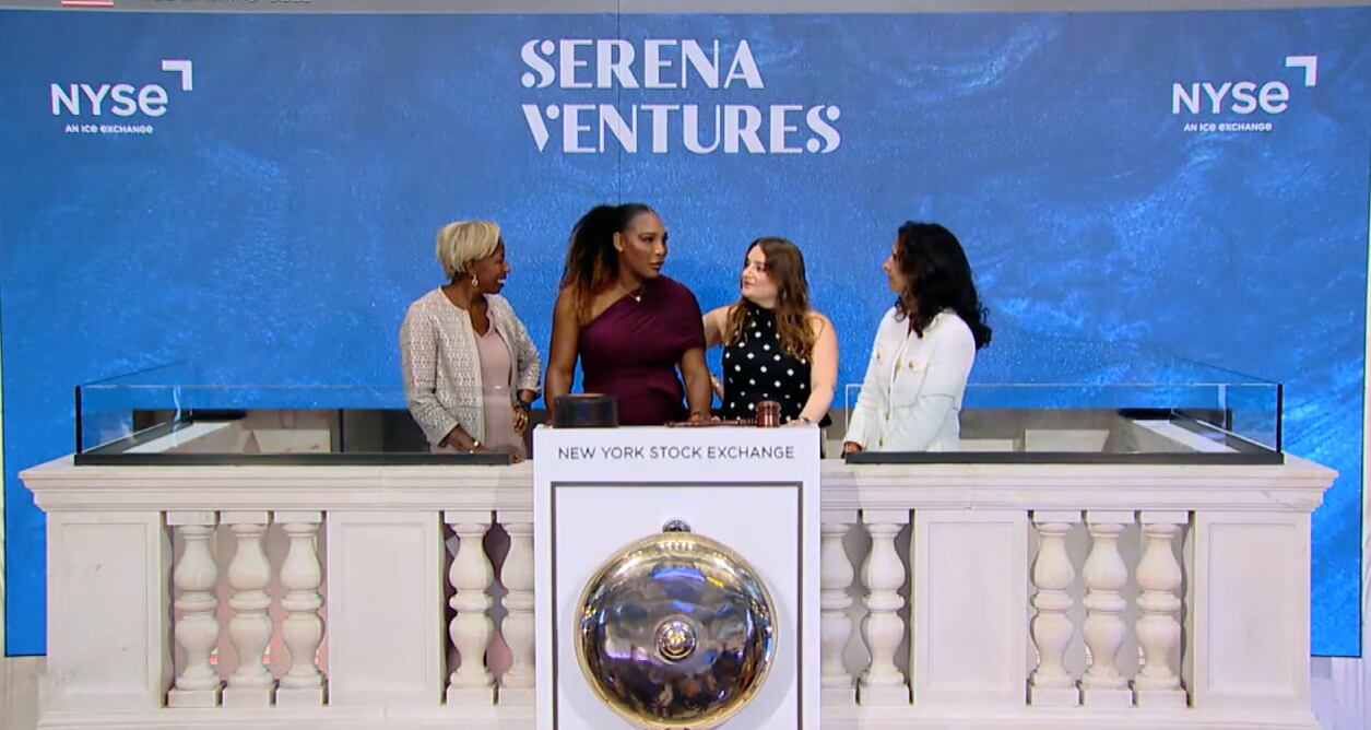El fondo de inversión de la tenista respalda startups con alto potencial, priorizando la diversidad y el liderazgo femenino (New York Stock Exchange)