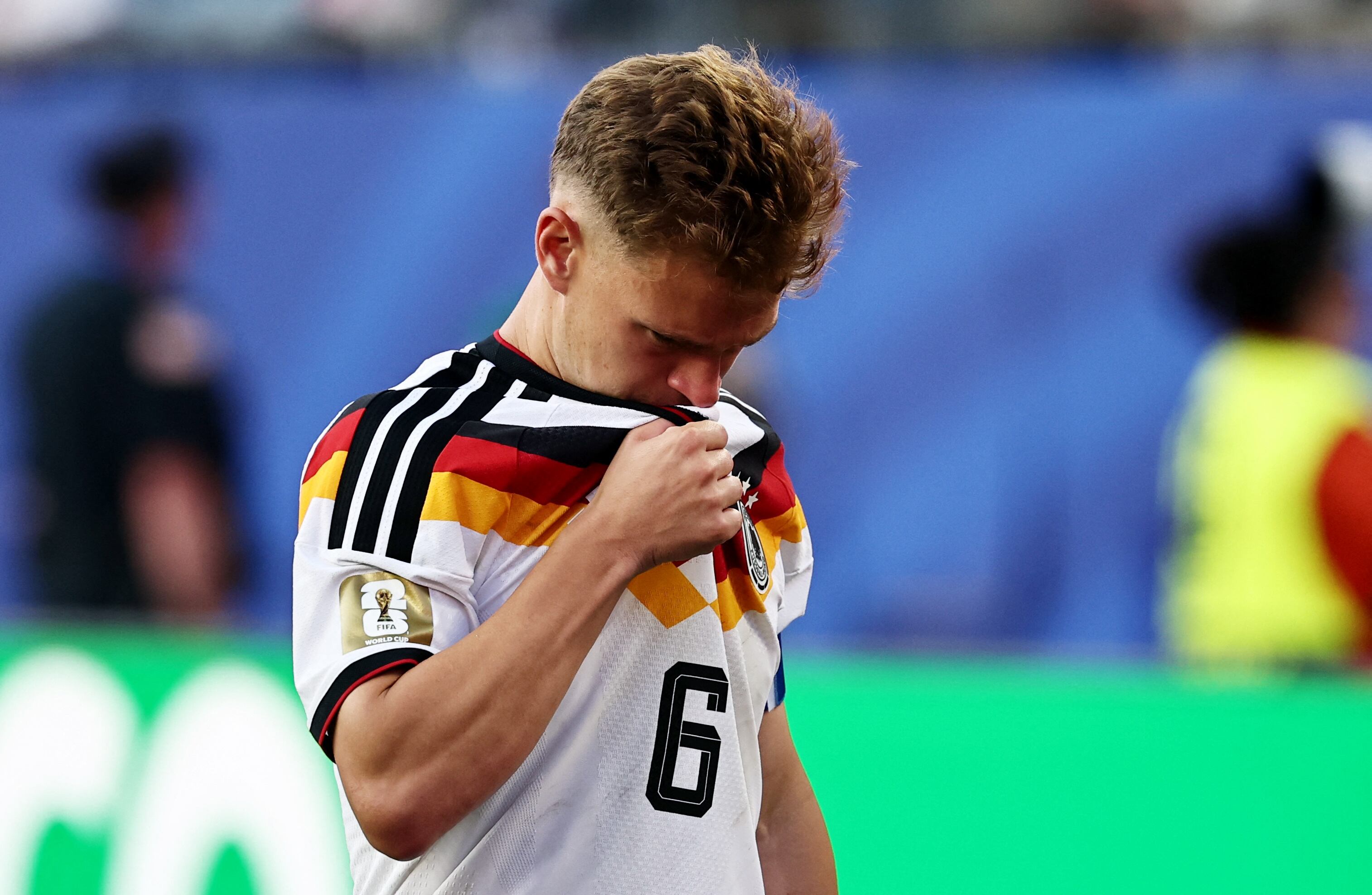 Kimmich asumió la responsabilidad de los jugadores y descartó culpar al entrenador, al árbitro o al rival por la eliminación (Reuters/Winslow Townson)