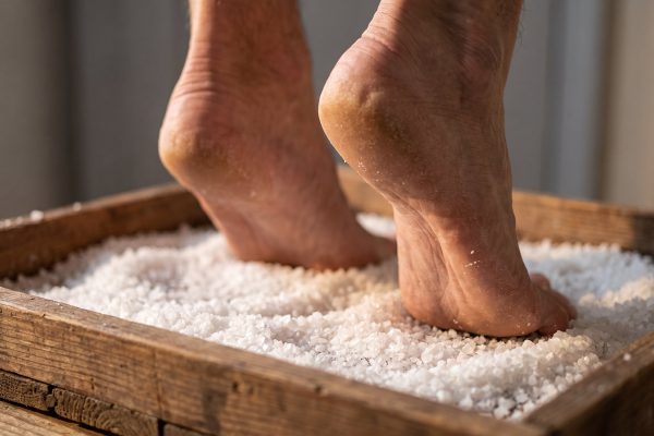 ¿Sirve realmente pararse sobre sal antes de dormir? Lo que dice la medicina sobre la tendencia en las redes