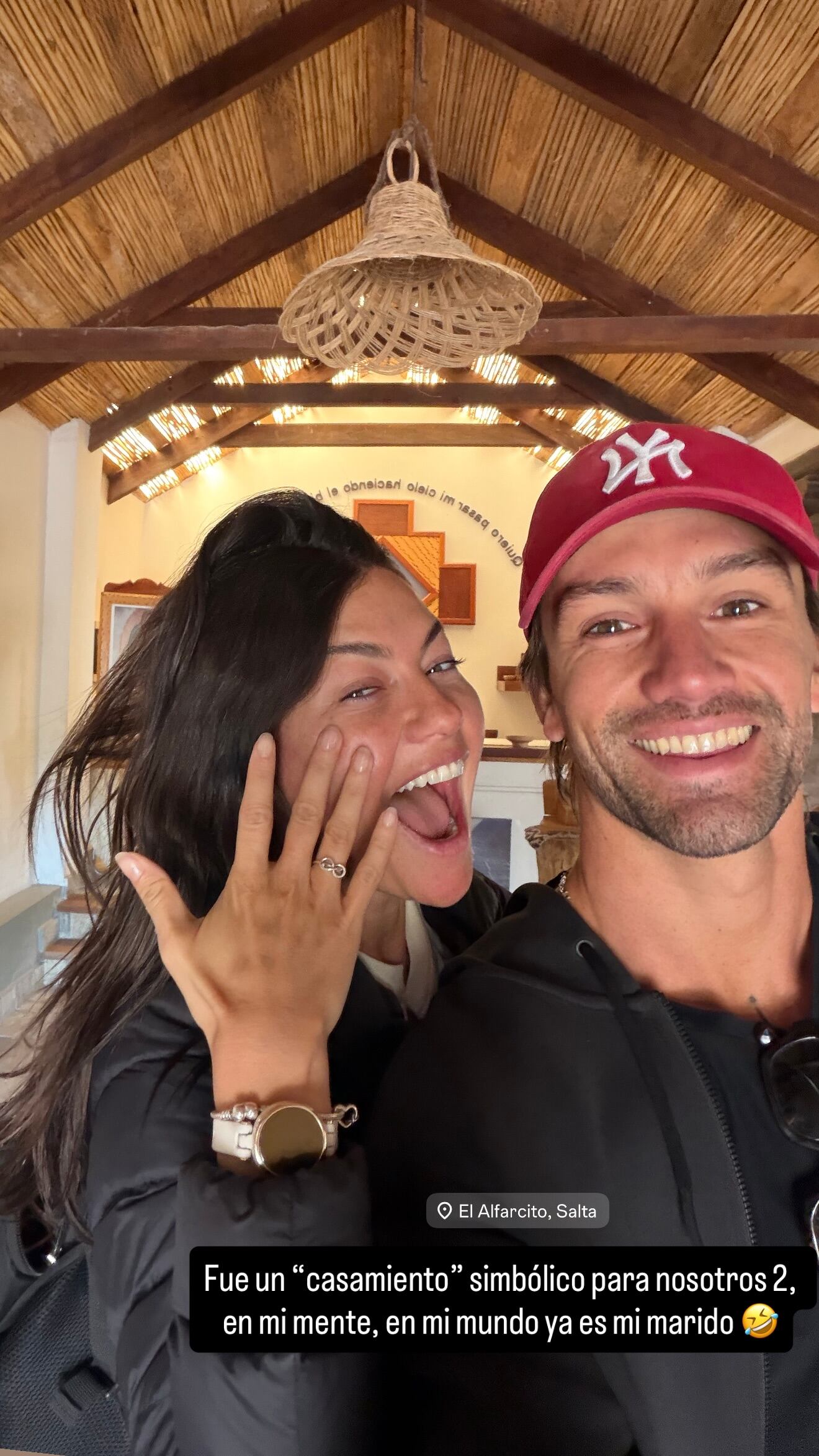 Sofía Jujuy reveló que se casó de forma simbólica con Gustavo Hormaechea en una iglesia: “Fue algo íntimo”
