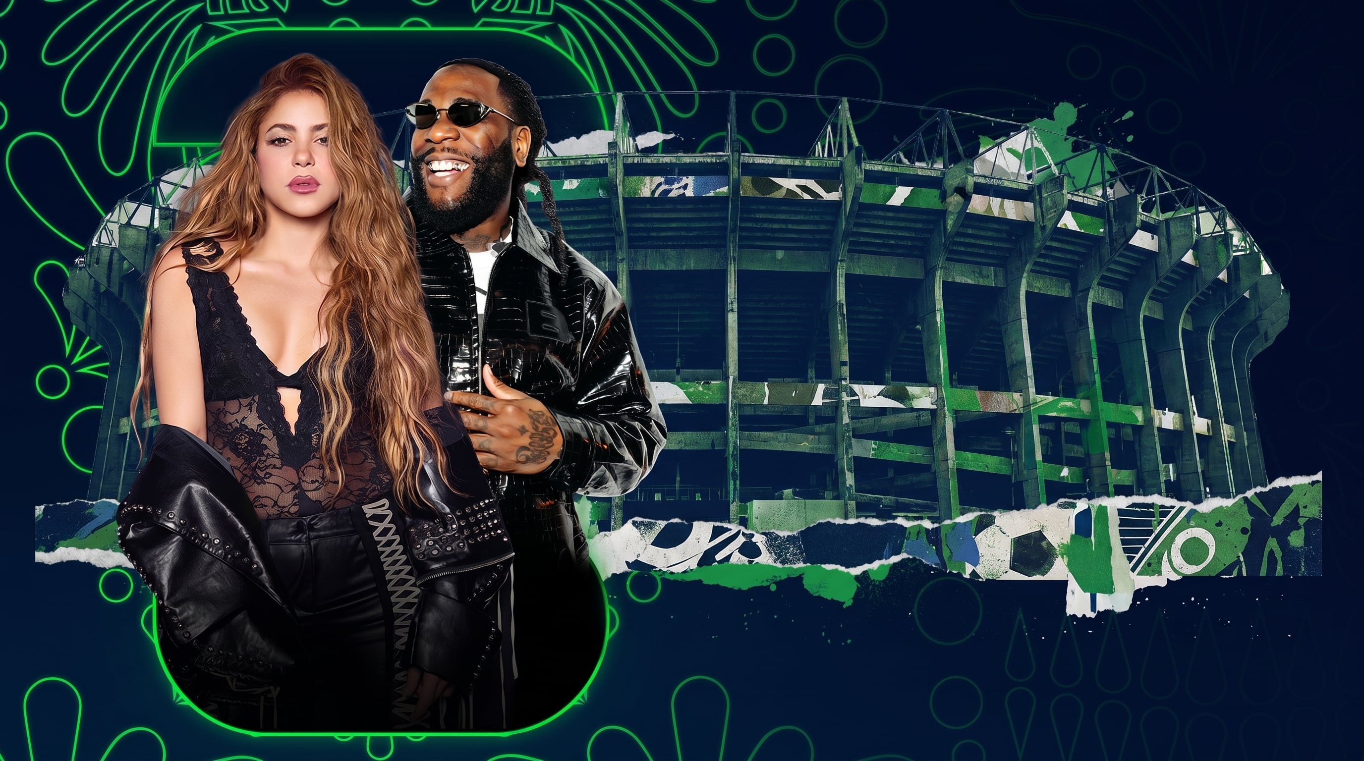 Shakira y Burna Boy participarán de la primera ceremonia inaugural (Imagen Ilustrativa Infobae)