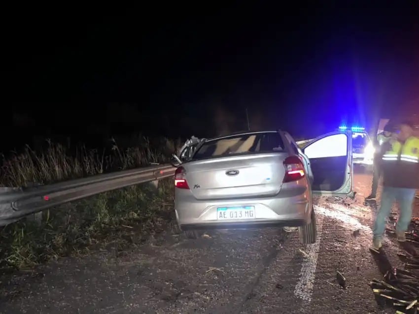 El accidente en la Ruta 9 ocurrió de madrugada, a la altura del kilómetro 1.251, en el departamento Leales