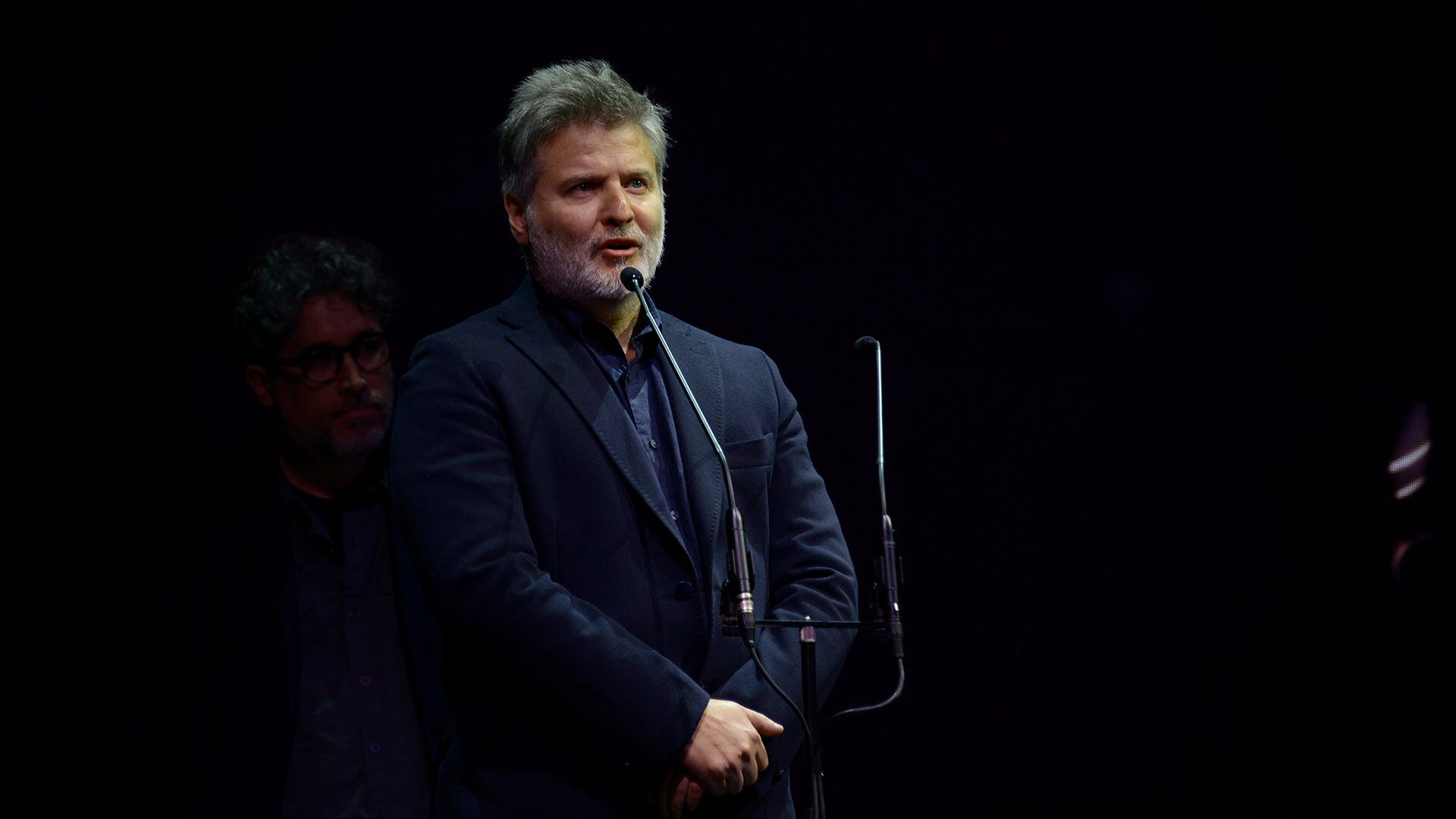 Gastón Duprat, este martes, durante la entrega de los Premios Sur