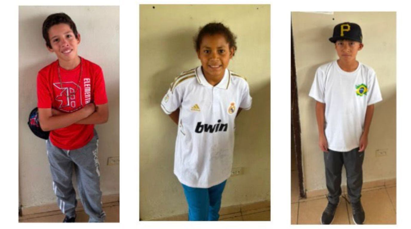 Los niños que aún continúan perdidos