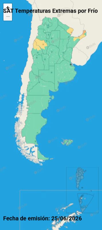 Un nuevo frente frío llega al AMBA después del fin de semana: qué dice el pronóstico del tiempo