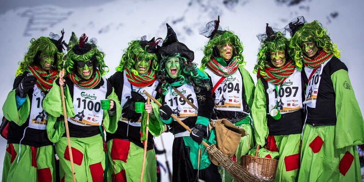 Una bruja quemada, mil esquiadores disfrazados y 12 kilómetros: así la Belalp Hexe mantiene viva la leyenda más oscura de los Alpes suizos