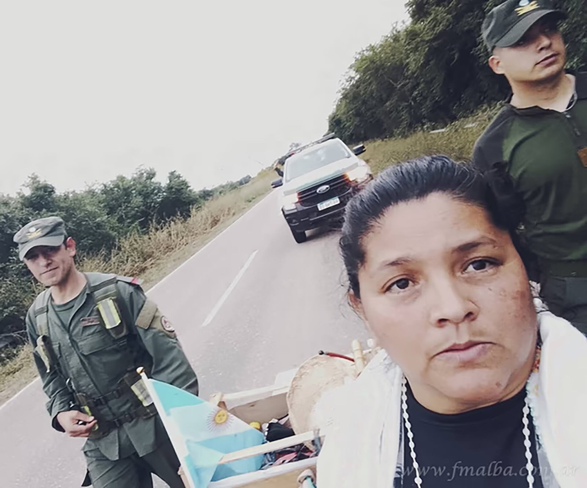 Mariana Aranda agradeció la propuesta del MPF, pero ratificó que completará la caminata antes de reunirse en la capital de Salta (NA)