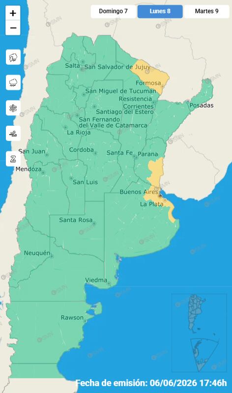 Vuelven las lluvias en CABA y anticiparon alerta amarilla por fuertes tormentas