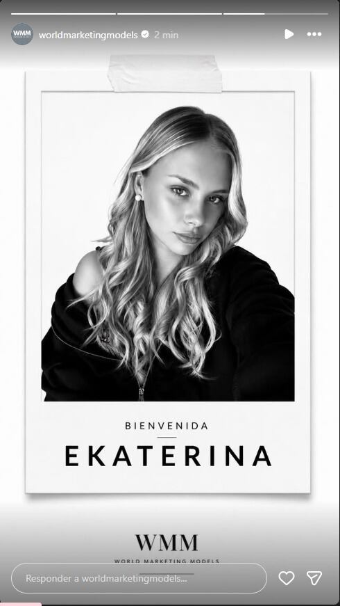 La agencia World Marketing Models da la bienvenida a Ekaterina Ojeda, su nueva modelo