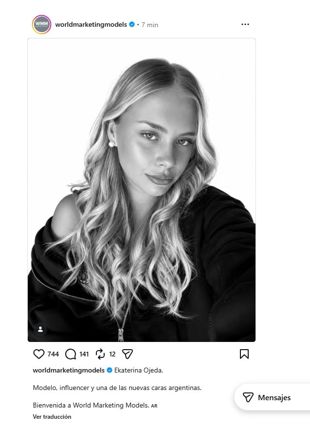 El posteo en minutos se llenó de comentarios de apoyo y felicitando a Wanda por la decisión