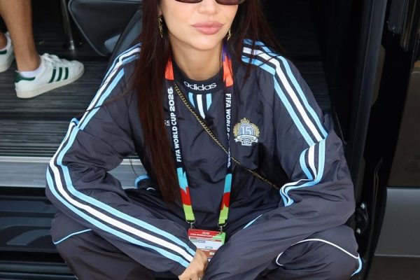 Zaira Nara, Pampita y Maxi López vivieron la previa del partido de Argentina junto a los hinchas en Dallas
