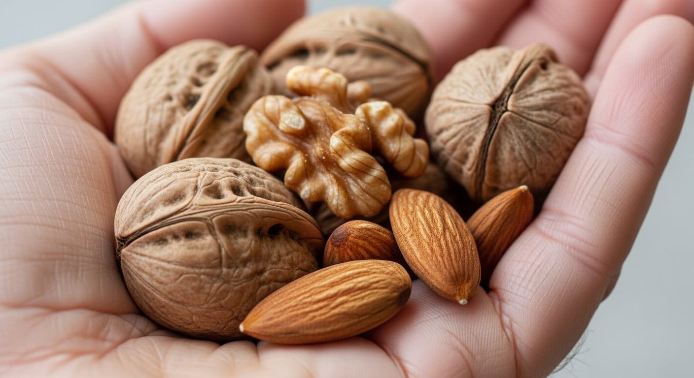Los frutos secos como almendras, pistachos y nueces se vinculan con protección frente a la diabetes y la enfermedad cardíaca y forman parte habitual de la dieta en zonas azules (Imagen Ilustrativa Infobae)